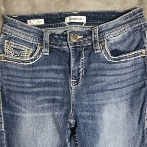Vigoss Women's Slim Boot Blue Jeans